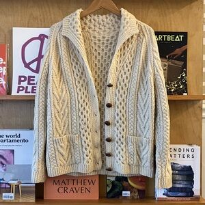 Vintage wool fisherman sweater